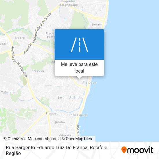 Rua Sargento Eduardo Luiz De França mapa