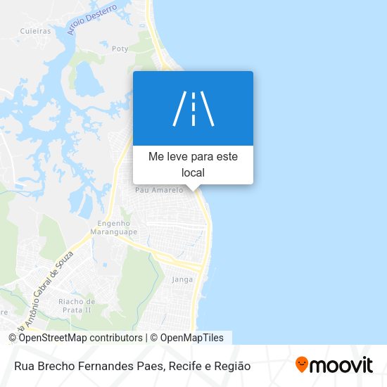 Rua Brecho Fernandes Paes mapa