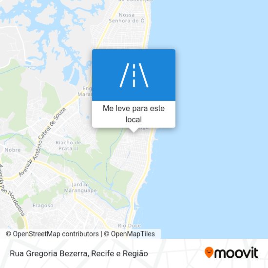 Rua Gregoria Bezerra mapa