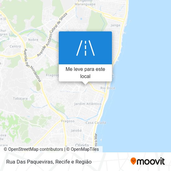 Rua Das Paqueviras mapa