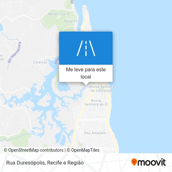 Rua Duresópolis mapa