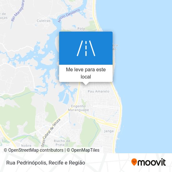 Rua Pedrinópolis mapa