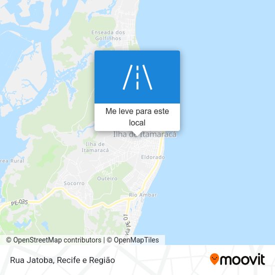 Rua Jatoba mapa