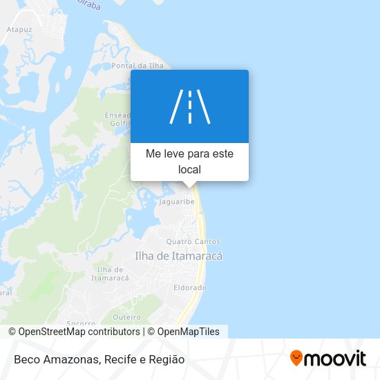 Beco Amazonas mapa