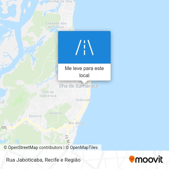 Rua Jaboticaba mapa