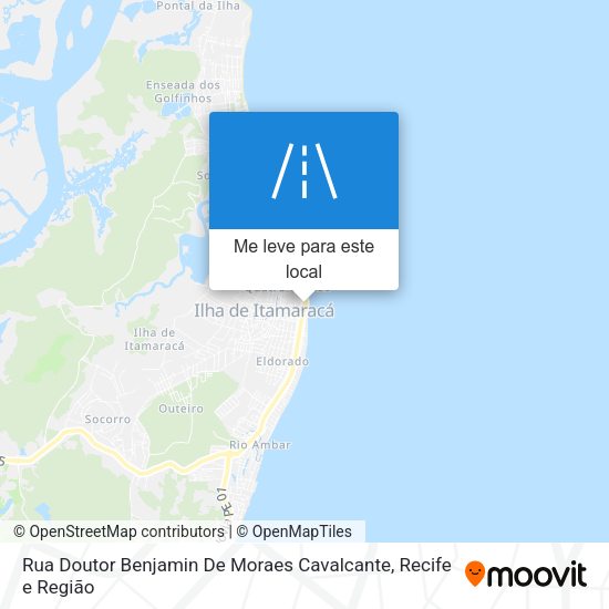 Rua Doutor Benjamin De Moraes Cavalcante mapa