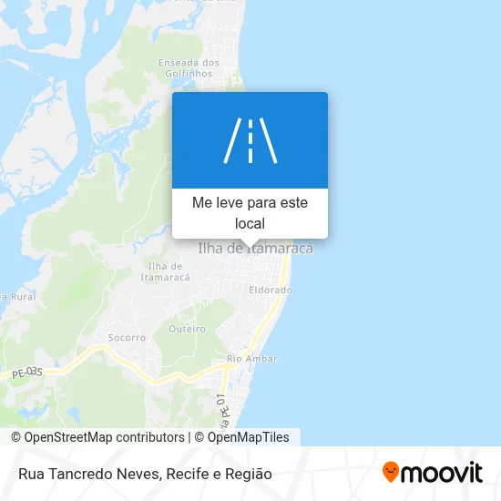 Rua Tancredo Neves mapa