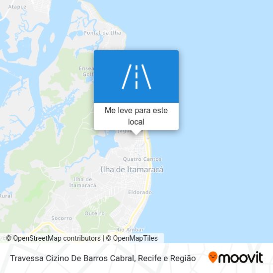 Travessa Cizino De Barros Cabral mapa