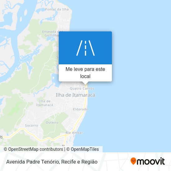 Avenida Padre Tenório mapa