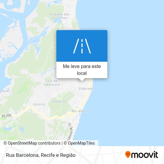 Rua Barcelona mapa