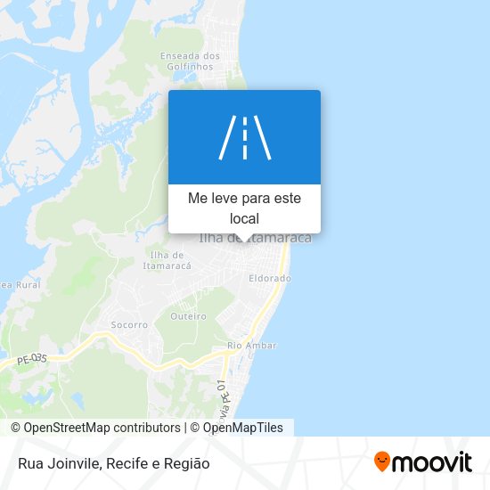 Rua Joinvile mapa