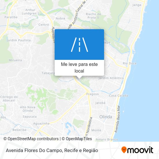 Avenida Flores Do Campo mapa