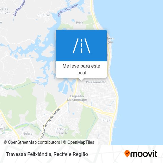 Travessa Felixlândia mapa