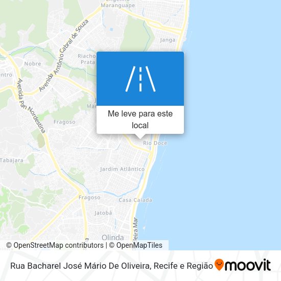 Rua Bacharel José Mário De Oliveira mapa
