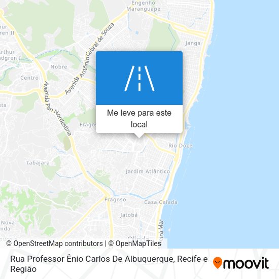 Rua Professor Ênio Carlos De Albuquerque mapa