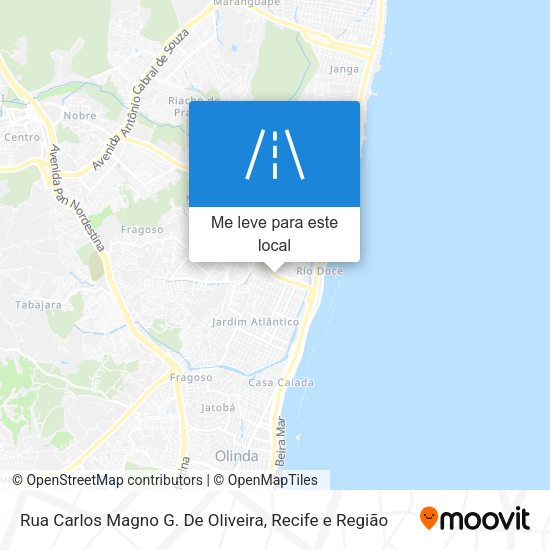 Rua Carlos Magno G. De Oliveira mapa