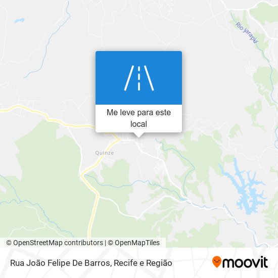 Rua João Felipe De Barros mapa