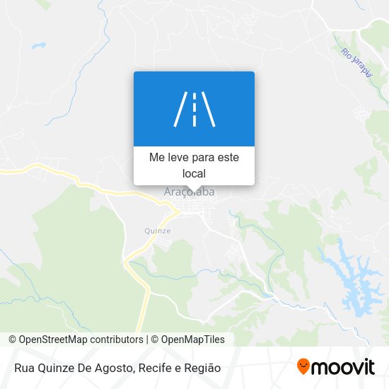 Rua Quinze De Agosto mapa