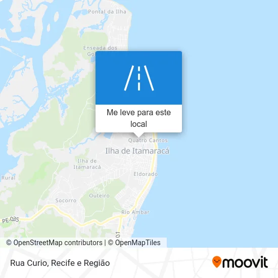 Rua Curio mapa