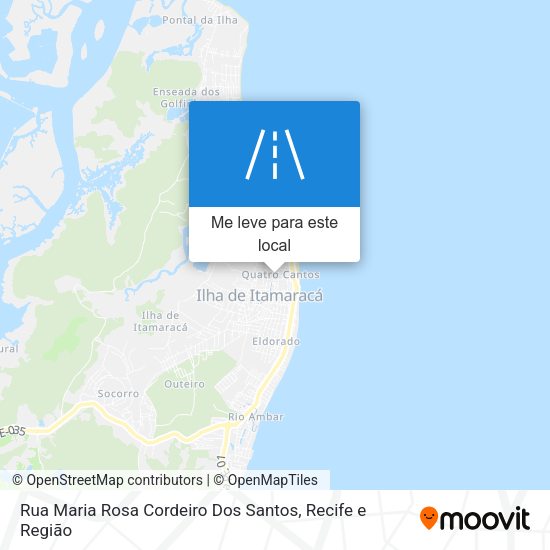 Rua Maria Rosa Cordeiro Dos Santos mapa
