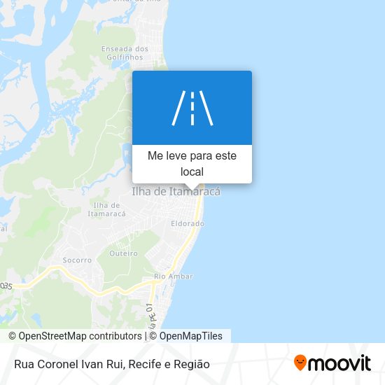 Rua Coronel Ivan Rui mapa
