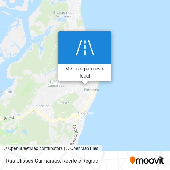 Rua Ulisses Guimarães mapa