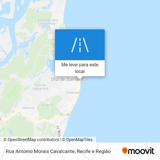 Rua Antonio Morais Cavalcante mapa