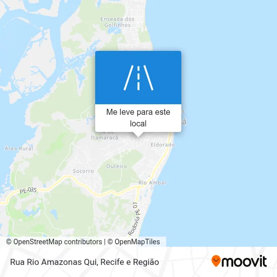 Rua Rio Amazonas Qui mapa