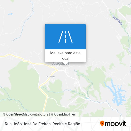Rua João José De Freitas mapa