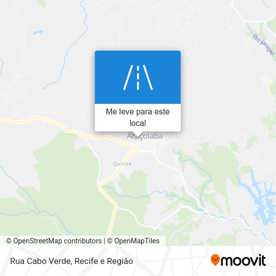 Rua Cabo Verde mapa