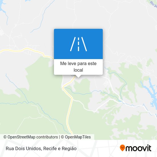 Rua Dois Unidos mapa