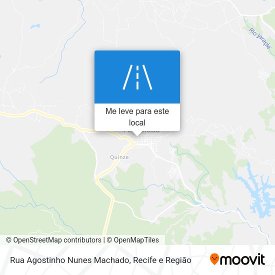 Rua Agostinho Nunes Machado mapa