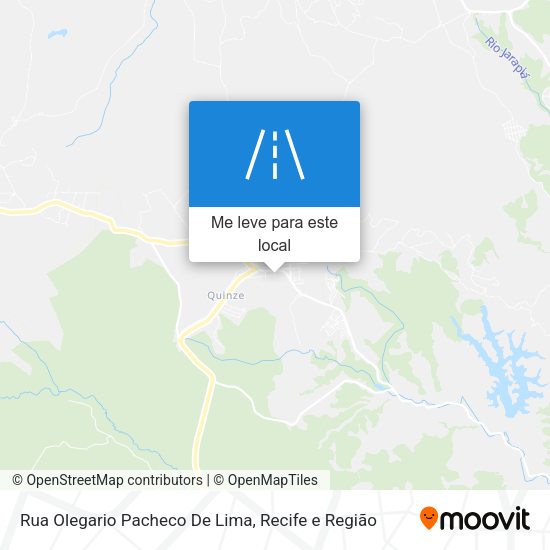 Rua Olegario Pacheco De Lima mapa