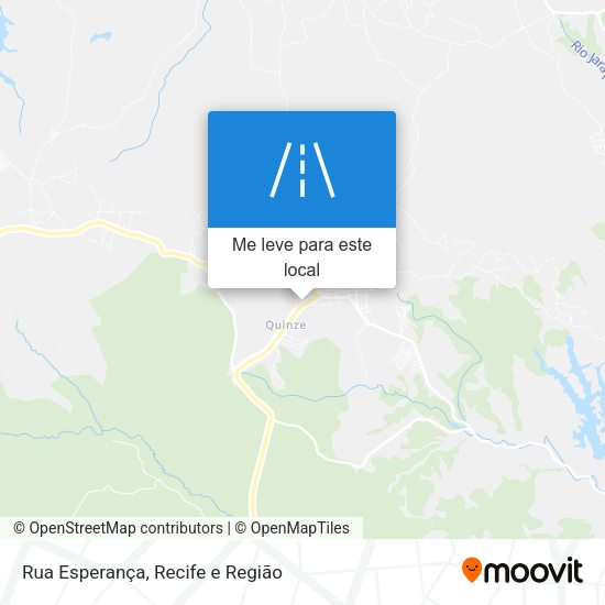 Rua Esperança mapa