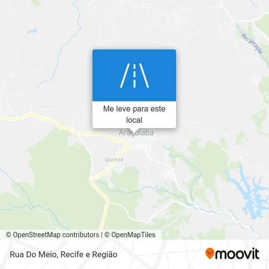 Rua Do Meio mapa