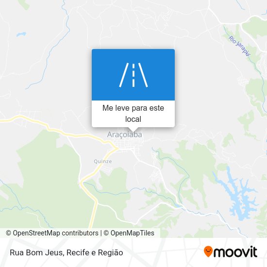 Rua Bom Jeus mapa