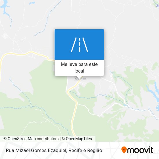 Rua Mizael Gomes Ezaquiel mapa