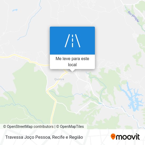 Travessa Joço Pessoa mapa