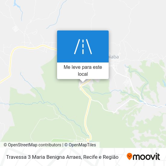 Travessa 3 Maria Benigna Arraes mapa