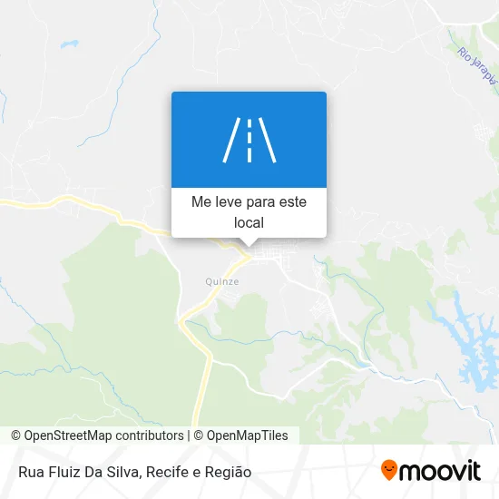 Rua Fluiz Da Silva mapa