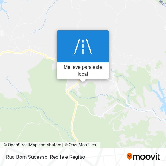 Rua Bom Sucesso mapa