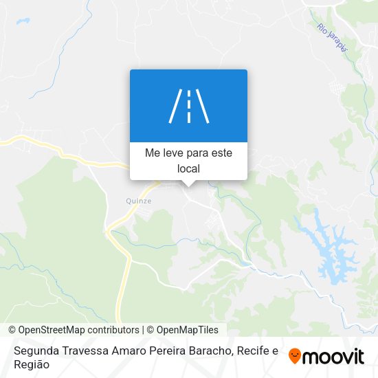 Segunda Travessa Amaro Pereira Baracho mapa