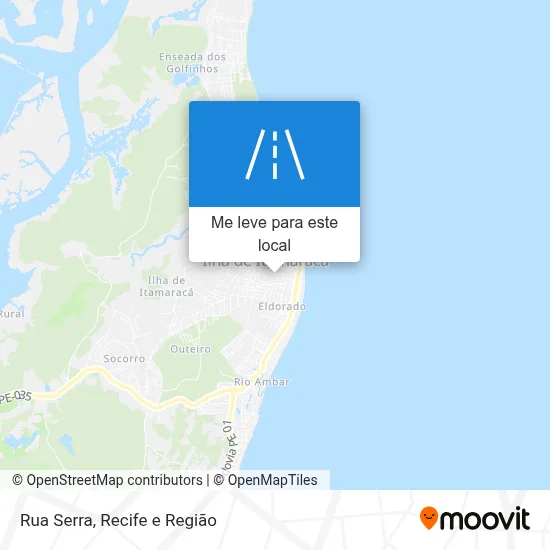Rua Serra mapa