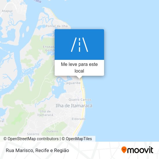 Rua Marisco mapa