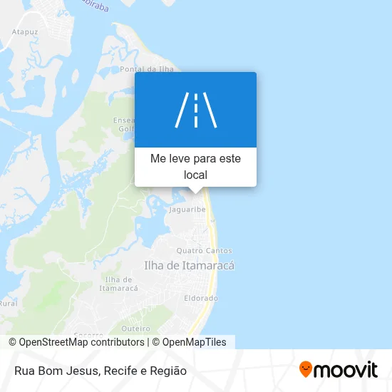 Rua Bom Jesus mapa