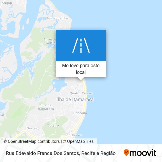 Rua Edevaldo Franca Dos Santos mapa