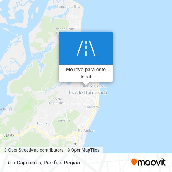 Rua Cajazeiras mapa