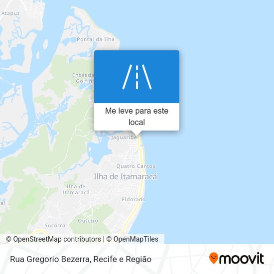 Rua Gregorio Bezerra mapa