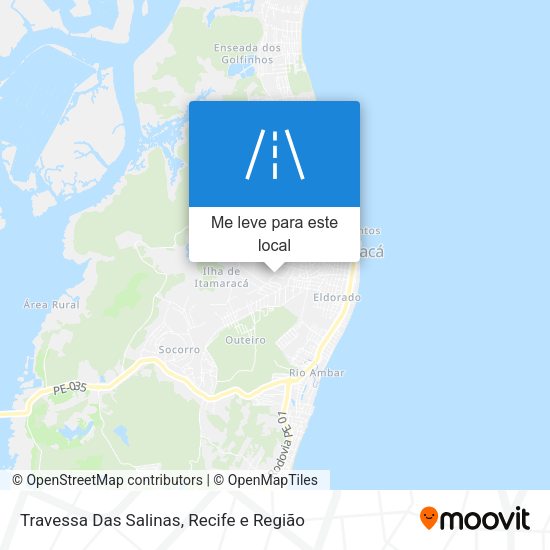 Travessa Das Salinas mapa