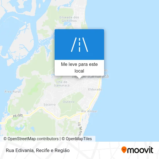 Rua Edivania mapa